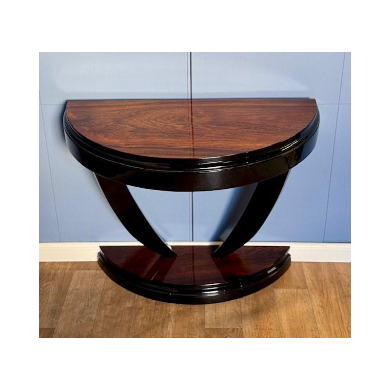 Art Deco consoletafel in palissanderfineer, Frankrijk circa 1930 - gerestaureerd