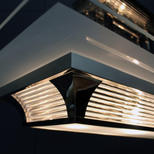 Henri Petitot workshop, large model of Art Deco chandelier, Paris 1930