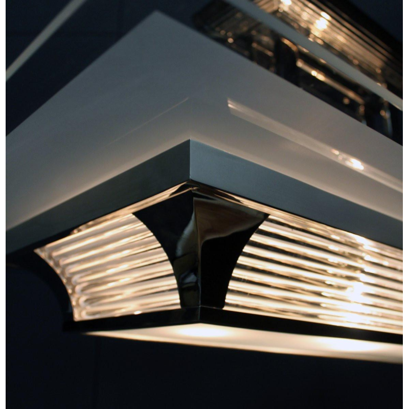 Henri Petitot workshop, large model of Art Deco chandelier, Paris 1930