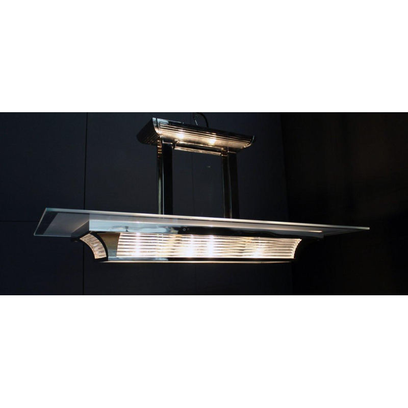 Atelier Henri Petitot, grand modèle de lustre Art Déco, Paris 1930