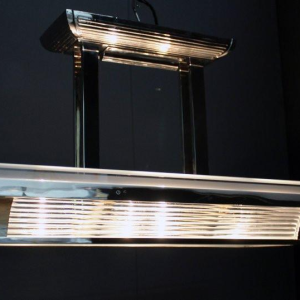 Atelier Henri Petitot, groot model Art Deco kroonluchter, Parijs 1930