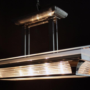 Henri Petitot workshop, large model of Art Deco chandelier, Paris 1930