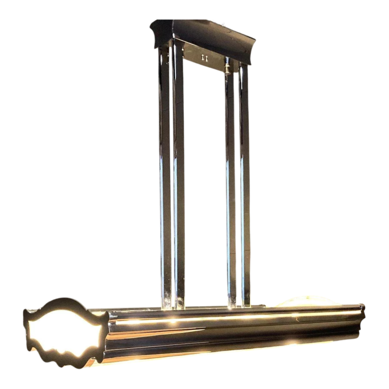 Art Deco chandelier in the style of Henri Petitot, France, 1930s-1940s