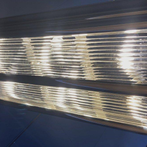 Lustre Art Déco dans le goût de Henri Petitot, France 1930-1940s