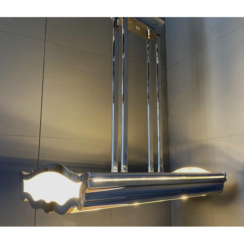 Art Deco kroonluchter in de stijl van Henri Petitot, Frankrijk, jaren 30-40