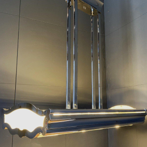 Art Deco chandelier in the style of Henri Petitot, France, 1930s-1940s