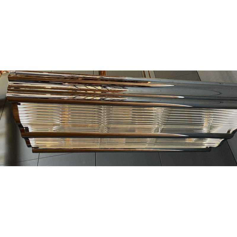 Art Deco kroonluchter in de stijl van Henri Petitot, Frankrijk, jaren 30-40