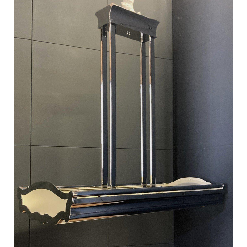 Art Deco kroonluchter in de stijl van Henri Petitot, Frankrijk, jaren 30-40