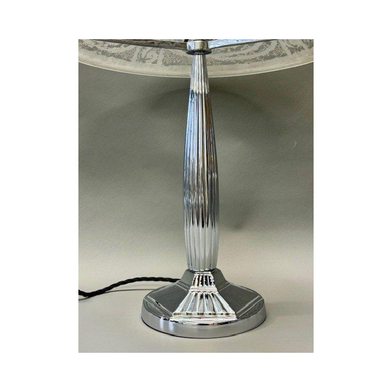 Art Deco table lamp in the style of Daum, circa 1925/1930