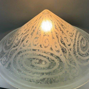 Lampe à poser Art Déco dans le goût de Daum, vers 1925/1930