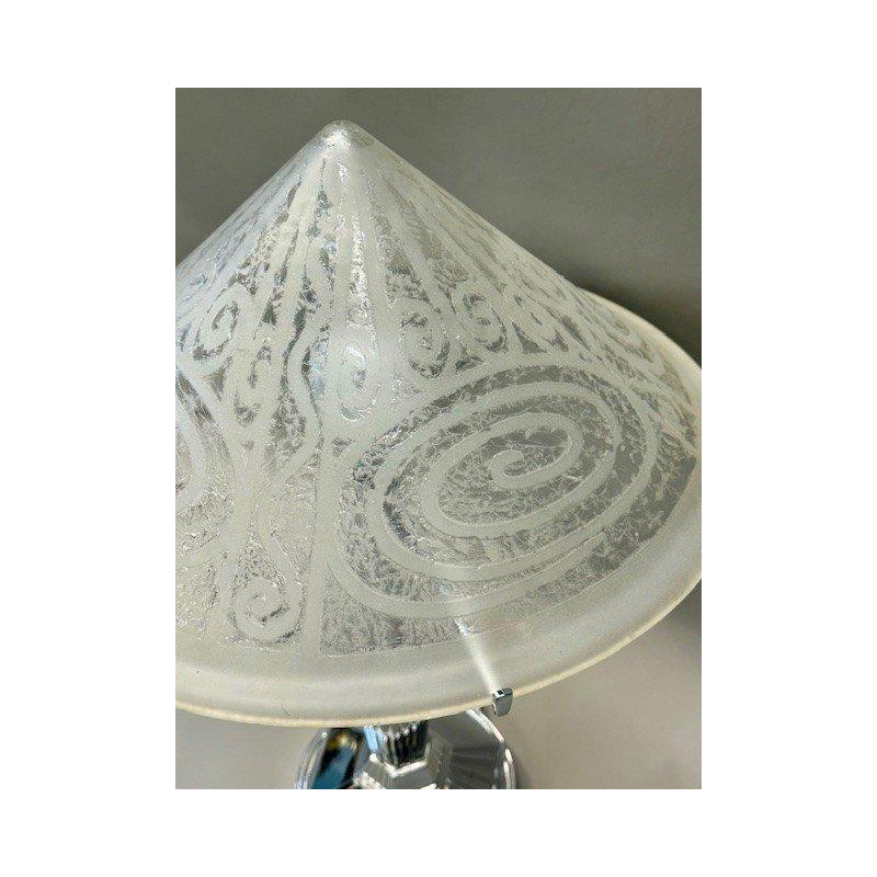 Lampe à poser Art Déco dans le goût de Daum, vers 1925/1930