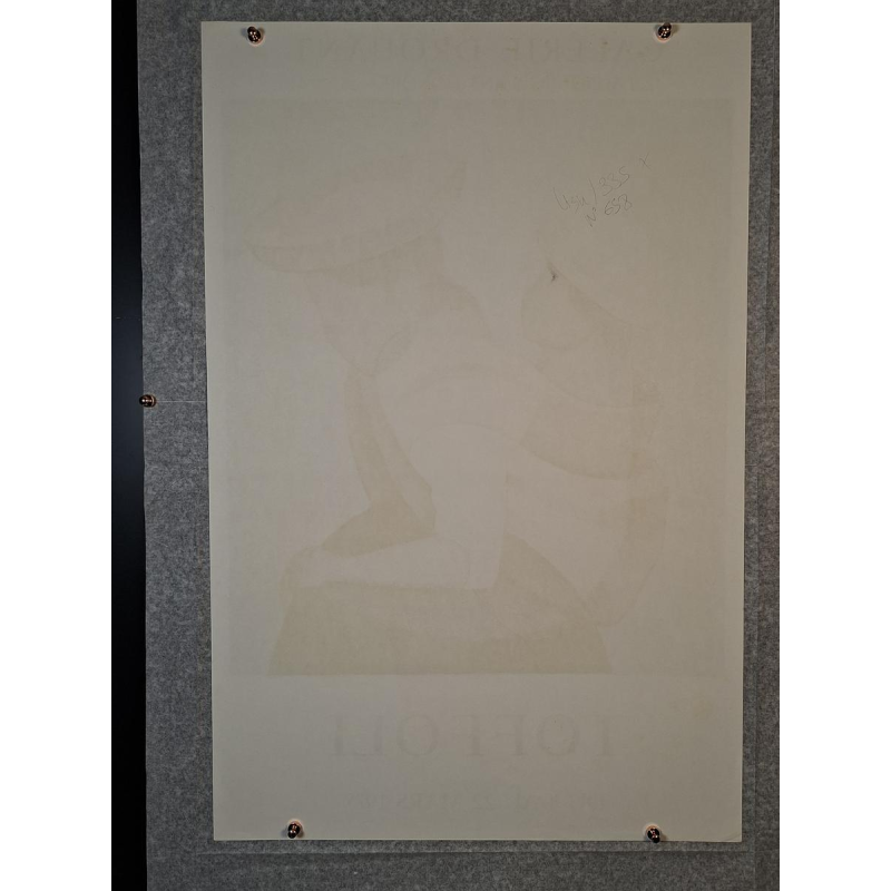 Louis TOFFOLI / Mourlot, lithografische poster (naar), Galerie Drouant, 1975