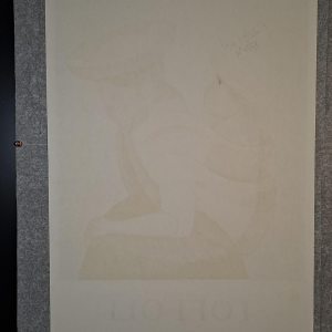 Louis TOFFOLI / Mourlot, affiche lithographique (d'après), Galerie Drouant, 1975