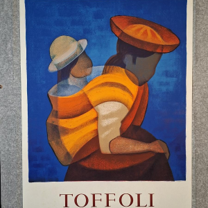Louis TOFFOLI / Mourlot, affiche lithographique (d'après), Galerie Drouant, 1975