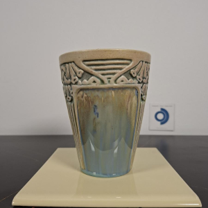 Louis Majorelle / Grès Mougin à Nancy "Sceau de Salomon" vase Art Nouveau en grès émaillé, début XXe s