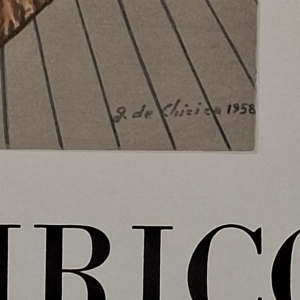 Giorgio DE CHIRICO / Mourlot-print / Musée Marmottan, lithografische poster (naar), 1975