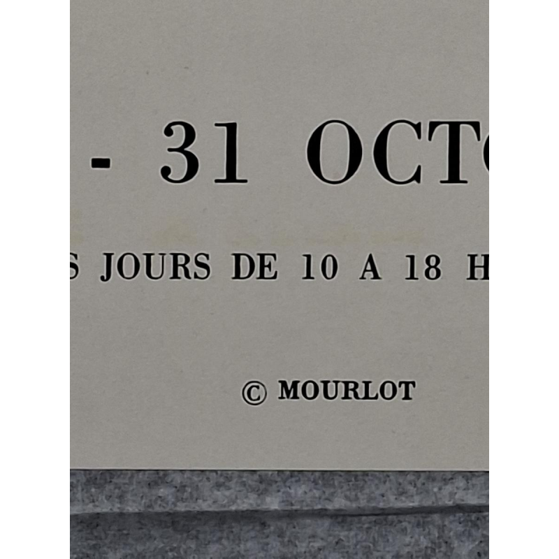 Giorgio DE CHIRICO / Mourlot impression / Musée Marmottan, affiche lithographique (d'après), 1975