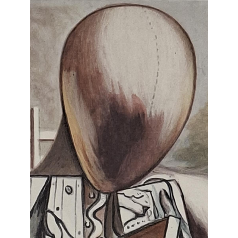 Giorgio DE CHIRICO / Mourlot print / Musée Marmottan, lithographic poster (after), 1975