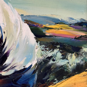 Christian JEQUEL “Boer op het veld in de Provence” olieverfschilderij op doek, expressionisme