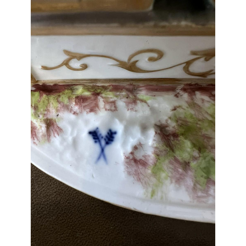 Achille-Bloch Paris Manufacture - Saint Cecilia - French porcelain statuette, circa 1900