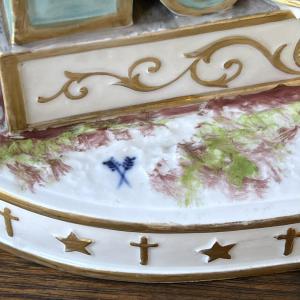 Achille-Bloch Paris Manufacture - Saint Cecilia - French porcelain statuette, circa 1900