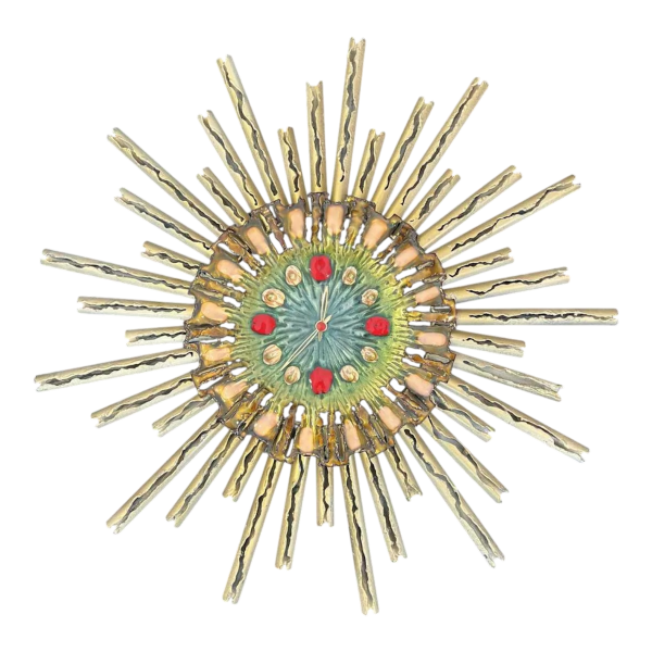 Franco BASTIANELLI for Studio Laurane - wall clock Italy, ca 1960