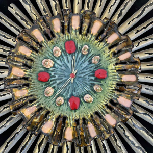 Franco BASTIANELLI pour Studio Laurane - horloge murale Italie, ca 1960