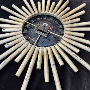 Franco BASTIANELLI pour Studio Laurane - horloge murale Italie, ca 1960