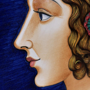 Serafino Volpi voor Deruta, grote decoratieve keramische schaal, Italië ca. 1950-1960