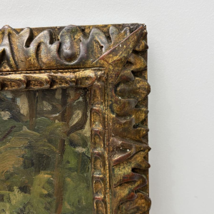 School uit de 20e eeuw, laat-impressionisme, waterlandschap, gesigneerd en gedateerd 1910