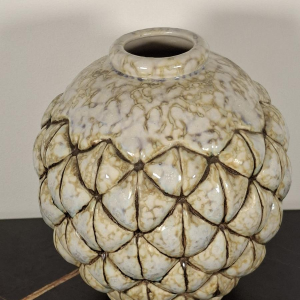 Joseph MOUGIN, Art Deco ‘African Pine’ vase, cast stoneware, circa 1930