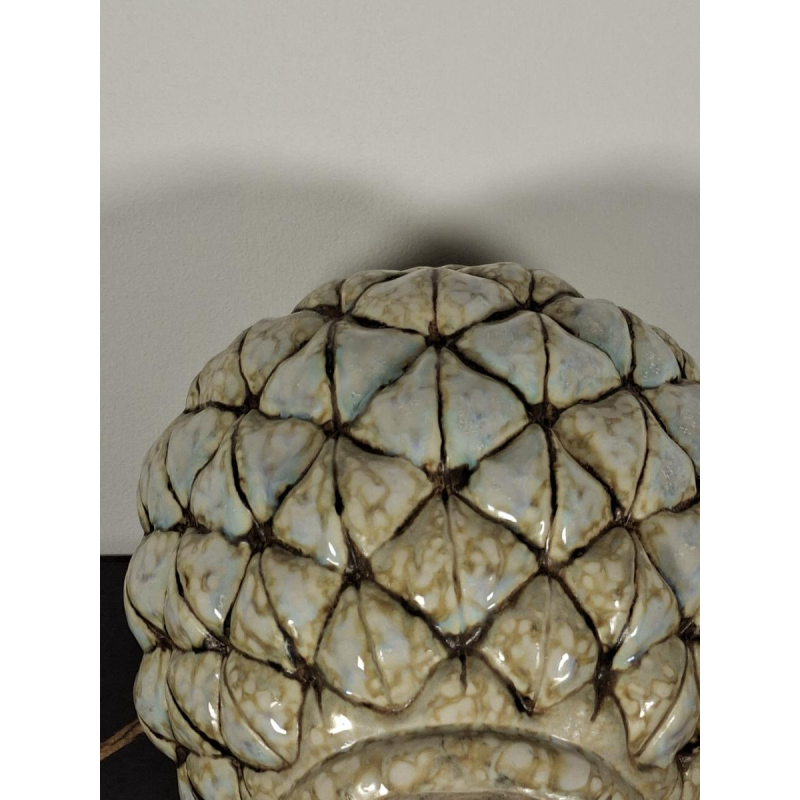 Joseph MOUGIN, vase “Pin d'Afrique“ Art Déco, en grès moulé, circa 1930