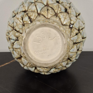 Joseph MOUGIN, vase “Pin d'Afrique“ Art Déco, en grès moulé, circa 1930