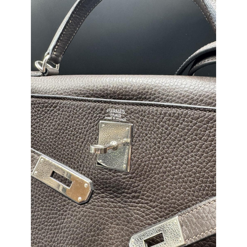 Hermès, sac Kelly 32, cuir togo marron, 2006