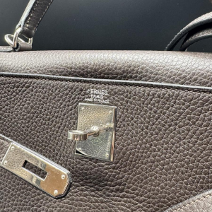 Hermès, Kelly 32 bag, brown Togo leather, 2006