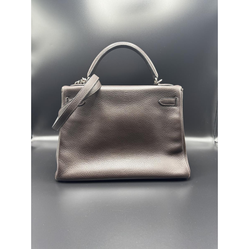 Hermès, Kelly 32 bag, brown Togo leather, 2006