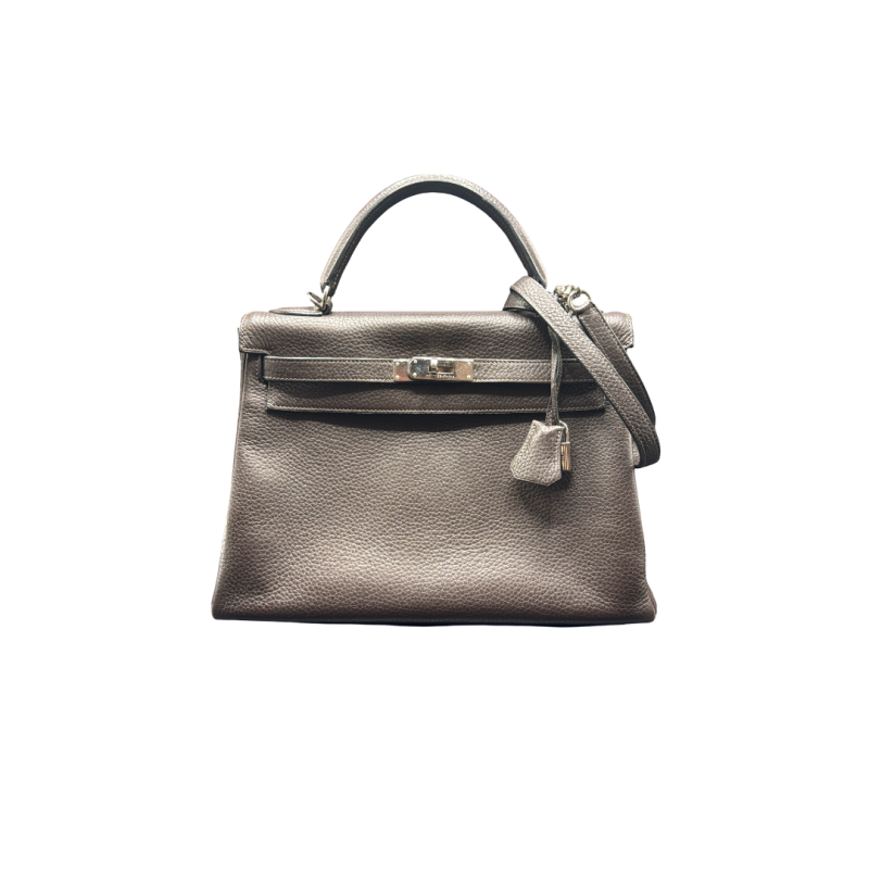 Hermès, Kelly 32 bag, brown Togo leather, 2006