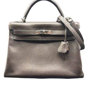 Hermès, sac Kelly 32, cuir togo marron, 2006