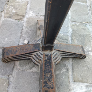 Louis Vuitton branded bistro table, circa 1920