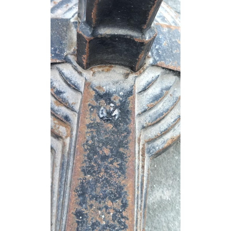 Louis Vuitton branded bistro table, circa 1920