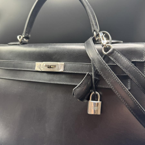 Hermès, zwarte Kelly 35 boxtas, 2010