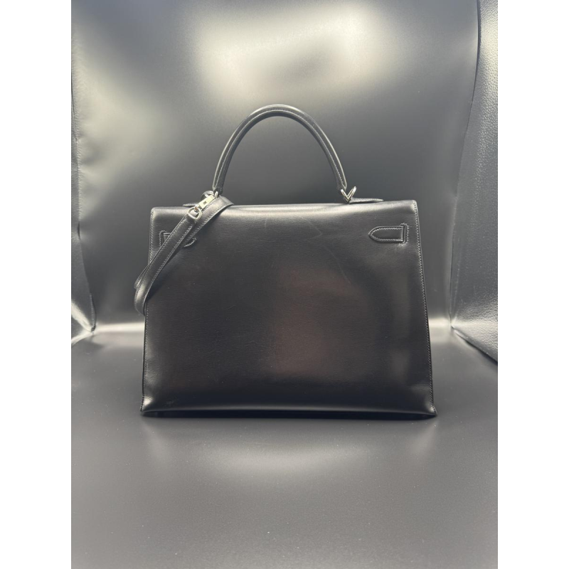 Hermès, sac Kelly 35 box noir, 2010