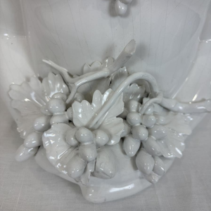 Large ceramic lamp attributed to Capodimonte, Italy circa 1960-1970