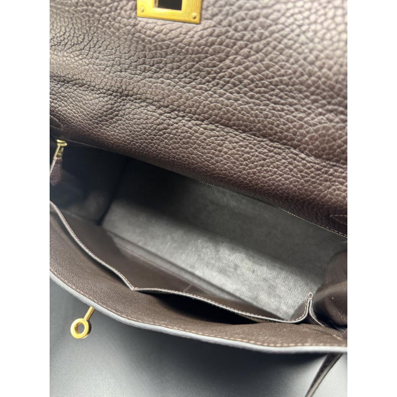 Hermès, Kelly 35 tas, bruin Clémence stierenkalfsleer, 2003
