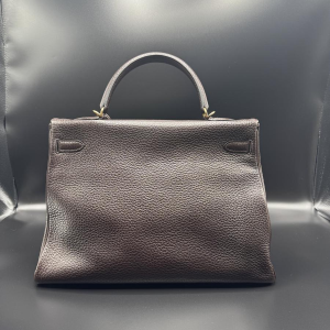 Hermès, sac Kelly 35, cuir taurillon Clémence marron, 2003
