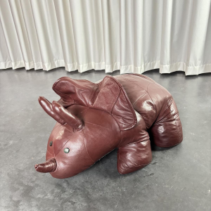 Pouf - Leather dinosaur ottoman, 1970