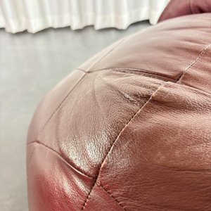 Pouf - Ottoman dinosaure en cuir, 1970