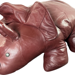 Pouf - Leather dinosaur ottoman, 1970
