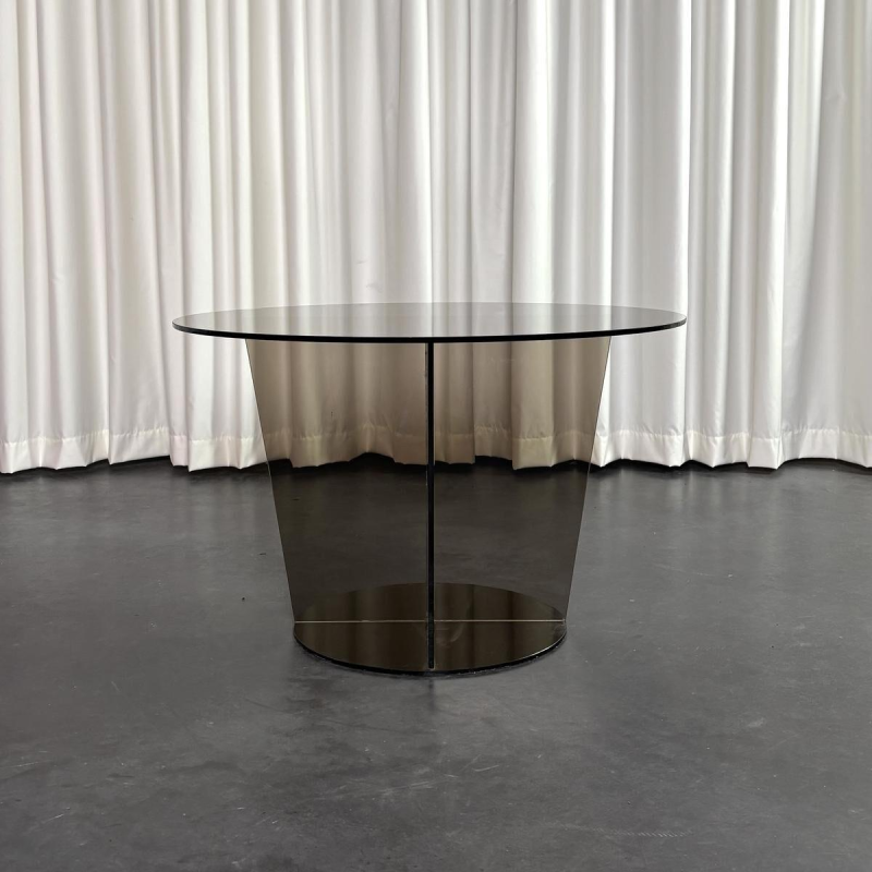 Smoked glass coffee table