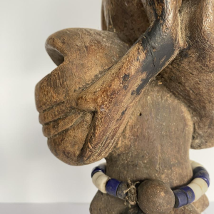 Two-headed protective statue, African